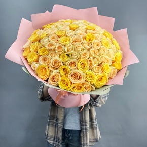 Букет "Май лайф" из 101 розы (50 см) в Королеве