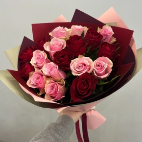 Букет "Вечность" из 17 роз кения (40 см) в Королеве