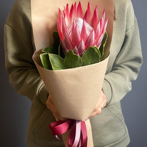 Букет из протеи в крафте в Королеве