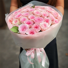 Букет из 25 махровых роз (60 см) в Королеве