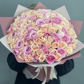 Букет "Люция" из 101 розы (50 см) в Королеве