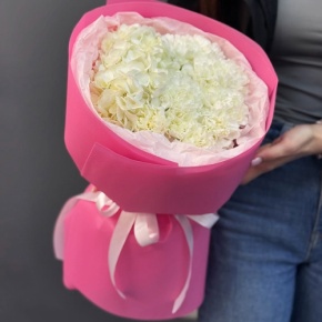 Букет "Гламур" из гортензии и диантусов в Королеве