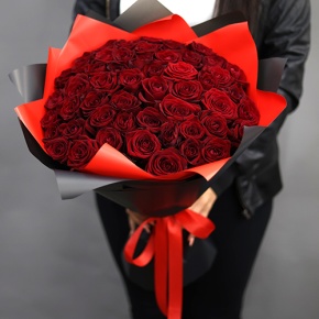 Букет из 51 красной розы (50 см) в Королеве