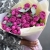 Букет "Малиновый бисквит" из кустовых и пионовидных роз и эвкалипта в Королеве