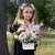 Композиция с георгинами на 1 сентября в белом ящике в Королеве Композиция с георгинами на 1 сентября в белом ящике в Королеве