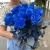 15 синих LUX роз Эквадор (70 см) в Королеве