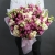 Букет "Сладкая жизнь" из кустовых пионовидных роз и эустом в Королеве