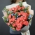 Букет "Фортуна" из коралловых роз и оксипеталума в Королеве Букет "Фортуна" из коралловых роз и оксипеталума в Королеве