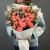 Букет "Фортуна" из коралловых роз и оксипеталума в Королеве Букет "Фортуна" из коралловых роз и оксипеталума в Королеве
