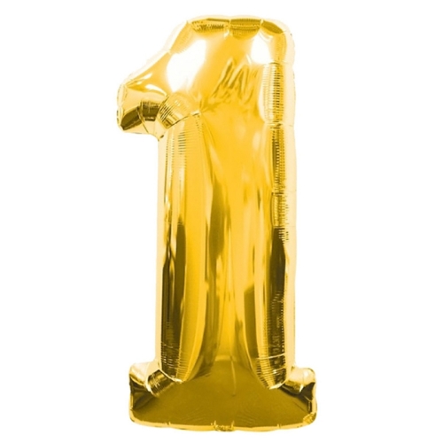 Шар гелиевый цифра 1 (40х102 см) в Королеве
