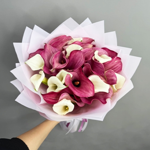 Букет из 25 нежных калл в Королеве