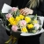 Букет "Моя нежность" из лимонных роз, ромашек и диантусов в Королеве