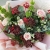 Букет "Вернисаж" из калины, хризантем Бигоуди, молюцеллы, паникума, роз и астранции в Королеве