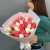Букет из 25 кораллово-белых тюльпанов в Королеве
