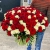 Букет 151 роза красный и белый микс (60 см) в Королеве Букет 151 роза красный и белый микс (60 см) в Королеве