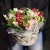 Композиция в корзине "Майя" из гиацинтов, альстромерий и эустом в Королеве
