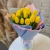 Букет из 15 жёлтых тюльпанов в Королеве